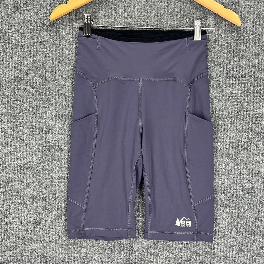 REI Women’s Bike Shorts in Slate Purple